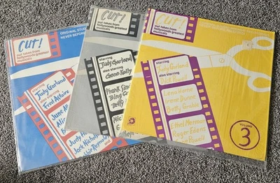 JUDY GARLAND "CUT" VOLs 1,2 & 3 RARE FIND ALL 3 ONE AUCTION! L@@K! - Image 1 of 4