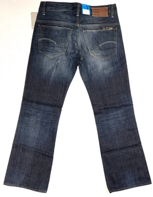 G-Star RAW 3301 Loose Boot Jeans in Haines Track Wash Denim, Size W33/L30 BNWT - Image 1 of 4
