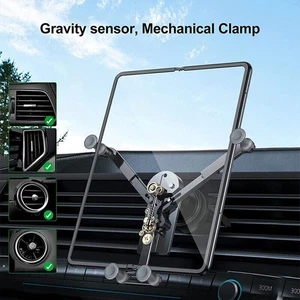 Auto Handy Halter Metall Für iPhone Samsung Z Fold 3 Tablet iPad 6,5-7Zoll Handy - Bild 1 von 12