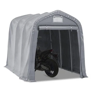 Motorrad Zeltgarage MG1 Motorradgarag 1,6x2,4m PVC grau gebraucht - Bild 1 von 3
