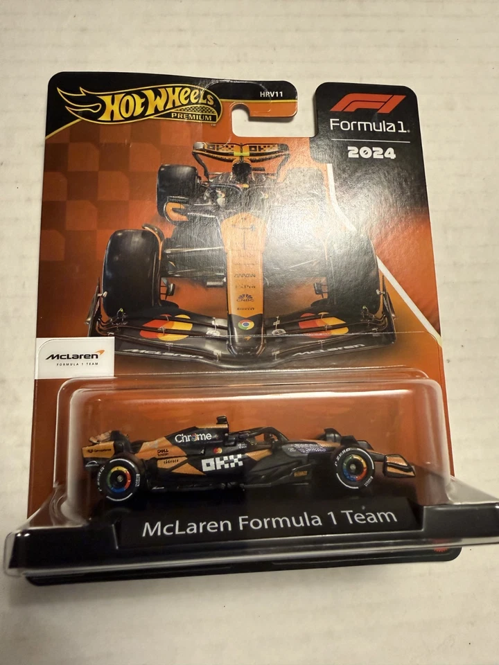 2024-Hot Wheels Premium Formula 1 McLaren Formula 1 Team/Equipe - image 1 of 1