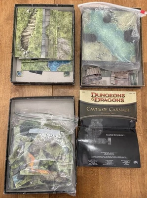 Dungeons And Dragons Essentials Dungeon Tiles Master Set & Caves Of Carnage Foto 1 de 4