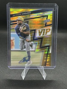 2025 Panini National VIP Gold Packs Jackson Chourio Gold Auto #1/10 🔥🔥🔥🔥🔥 - Bild 1 von 1