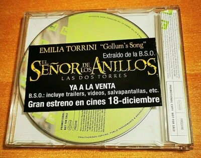 EMILIANA TORRINI Gollum's song THE LORD OF THE RINGS GERMANY SPANISH PROMO CD Foto 1 de 4