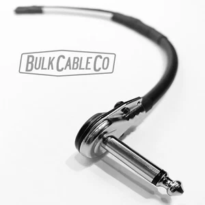 4,5 pies - cable de altavoz combinado amplificador Mogami 3082 - enchufe para panqueques / extremos de pala - negro - Imagen 1 de 11