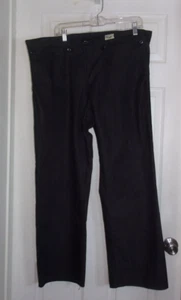 Homemade Amish Mennonite Plain Men Black pants flare leg Size 34x29 - Picture 1 of 2