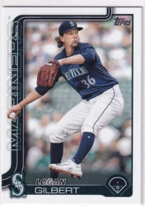 2025 Topps MLB Baseball Series 1 No. 66 Logan Gilbert Mariners - Bild 1 von 2