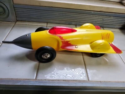 Nave espacial cohete de fricción amarillo Ideal Toys años 50 Foto 1 de 4