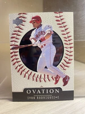 1999 Upper Deck Ovation Ivan Rodriguez #58   Texas Rangers - Image 1 of 2