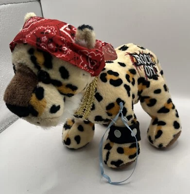 Webkinz Ganz Rockerz Leopard. HM5110 Rock On. No Code. Collectible Plush 86285 - Image 1 of 4