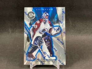 1997-98 PINNACLE TOTALLY CERTIFIED PATRICK ROY #2 PLATINUM BLUE 907/2599