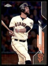 2020 Topps Chrome Base #147 Brandon Belt - San Francisco Giants