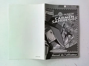 Notice/manuel Mais ou se cache carmen san diego version 2 pour Big box PC FR - Imagen 1 de 2