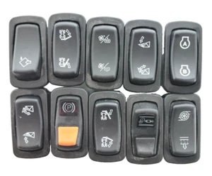 LOT OF 10 - CARLING ROCKER SWITCH MIXED MODEL AGCO MASSEY JOYSTICK ASSEMBLY ! - Picture 1 of 12