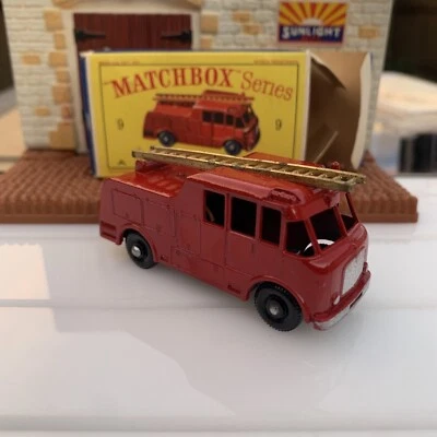 Vintage Matchbox Lesney / #9 Merryweather Marquis Fire Engine 1959 / MIB!!! - Image 1 of 4