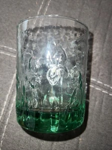 Libbey IRIS SPANISH GREEN Tumbler/Whiskey Glasses~ 6 1/2" and 4" VTG Handblown - Picture 1 of 5