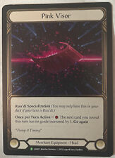 Pink Visor - Cold Foil - Flesh and Blood - LSS007 - Promo Rudy Card - NM