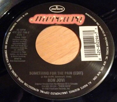 Bon Jovi 45 Something For The Pain / Lie To Me - Image 1 of 2