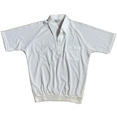 Camisa De Colección Lilly Dache Cintura Bandas Manga Corta Talla L Brillante Semi Transparente Años 50 60 Foto 1 de 4