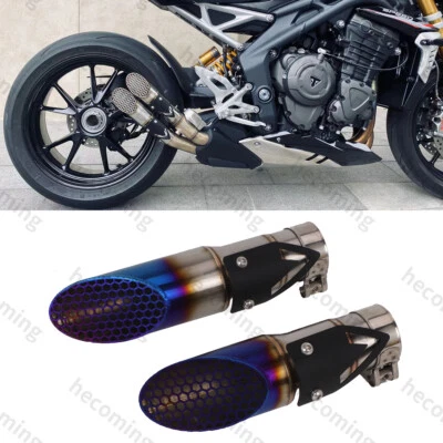 For Triumph Speed Triple RS1200 1200RR 2021-2024 Slip on Exhaust Muffler Pipe - Image 1 of 4