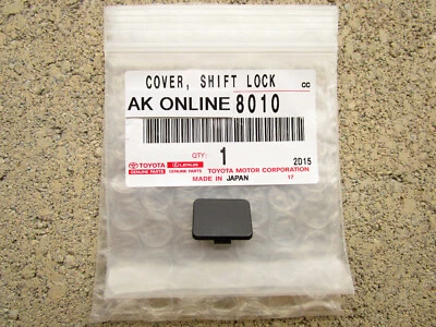 FITS: 99 - 03 LEXUS RX300 A/T SHIFTER LOCK RELEASE BUTTON COVER OEM NEW BLACK Foto 1 de 4