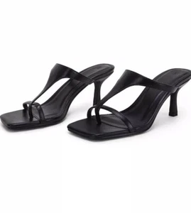 Women's Open Toe Slingbacks Thong Sandals Stiletto Sexy Fashion Shoes Leisure - Picture 1 of 7