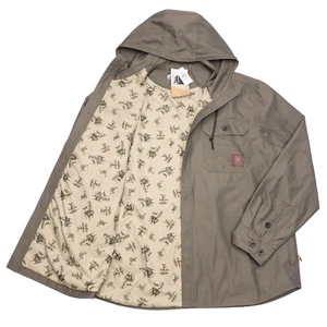 L.L. Bean Hooded Shirt Jacket Men's XL Water & Wind Resistant Outdoors Button-Up - Picture 1 of 15