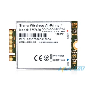 Sierra Wireless AirPrime EM7430 4G LTE GPS WWAN Mobile brandband Module card - Picture 1 of 6