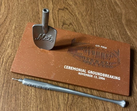 New York NY Mets Ceremonial Groundbreaking Citi Field Plaque Pen Nov 13 2006 C14 Cover