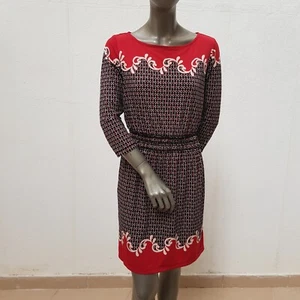 Hübsches Kleid von Max Studio, S, rot, cremeweiß, schwarz - Bild 1 von 24