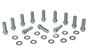 Moroso 38400 Intake Bolts for Chevy & Chrysler V8 SB & 90° V6 Grade 8 Steel x12 - Picture 1 of 3