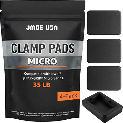 JMOE USA Jmoe Replacement Clamp Pads Compatible With Irwin QUICK-GRIP , Micro - 35lbs