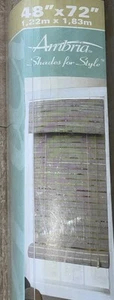 Roll Up Window Shade 48” x 72” Corded Indoor Outdoor Wood Natural Fiber - Picture 1 of 9