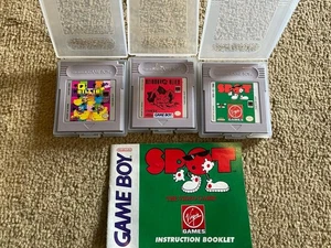 Game Boy Heiankyo Alien, Spot und Q Billion Spielkassetten - Bild 1 von 2