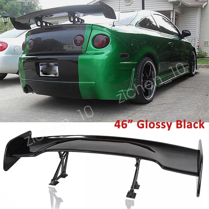 For Chevrolet Cobalt SS 46" Glossy Black Rear Trunk Spoiler Racing Wing GT Style - Imagem 1 de 4