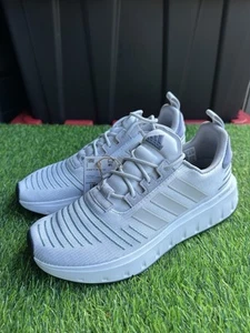 adidas Women's Swift Run23 Running Sneaker, Dash White Aqua Grey New IG0565 - Picture 1 of 7