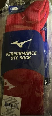 Calcetín OTC de rendimiento unisex... Talla US Mediana Color Rojo Foto 1 de 2