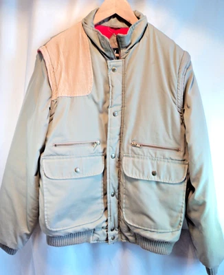 Abrigo a chaleco convertible vintage Yukon by Sweet para hombre talla M Foto 1 de 4