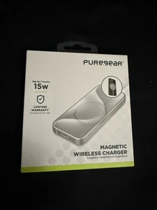 PureGear Fast Magnetic Wireless Charger 15W Stand - Picture 1 of 2