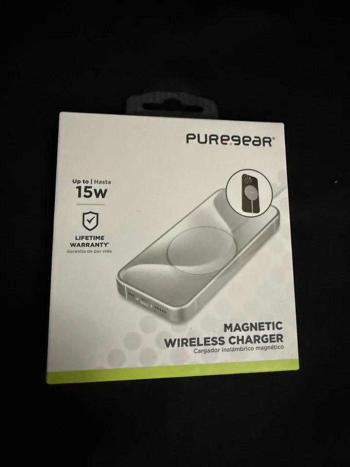 PureGear Fast Magnetic Wireless Charger 15W Stand - Image 1 of 2