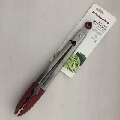 New KitchenAid Empire Red (HERA) Nylon-Tipped Tongs - Image 1 of 2