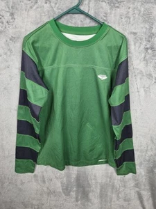 Camisa de Snowboard Bonfire Para Hombre L Rayas Verdes Exterior Esquí Snowboard Senderismo - Imagen 1 de 14