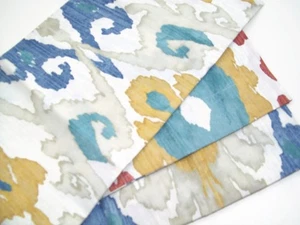 Pottery Barn Sarina Ikat Bio-Baumwolle Full Queen Bettbezug Neu - Bild 1 von 4