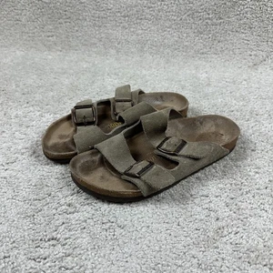 Birkenstock Arizona Sandals Womens Size 5 36 Suede Two Strap Made in Germany - Picture 1 of 12