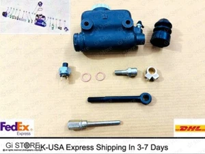 Brake Master Cylinder Assembly +Fitting For WILLYS JEEP CJ2A CJ3A CJ3B M38-A556 - Picture 1 of 8