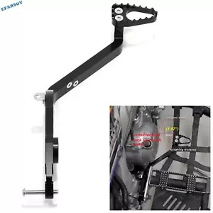 Black For Yamaha Raptor 700R YFM700R Lock up Clutch Cover Rear Brake Pedal Lever - Picture 1 of 8