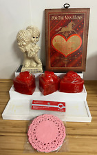 R & W BERRIES CO'S "Thank God we Have Each Other"- plaque, 3 candles & Dollies