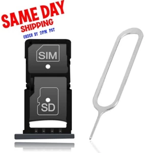 Premium SIM and Memory Card Tray Holder for Motorola Droid Turbo 2 XT1585 Phone - Picture 1 of 1