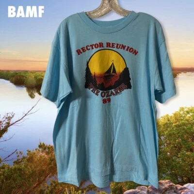 Camiseta De Colección The Ozarks Tourist Reunion 1989 Camiseta Punto Único Talla XL USADA EN EXCELENTE ESTADO Foto 1 de 4