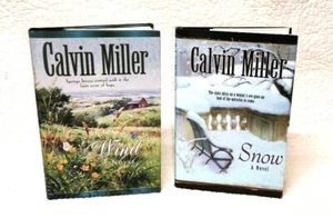 Menge 2 Calvin Miller Wind & Schnee christliche religiöse Romane - Bild 1 von 3
